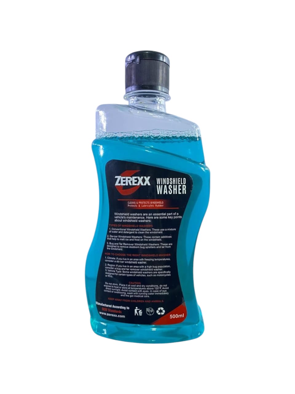 ZEREXX WINDSHIELD WASHER 500ml